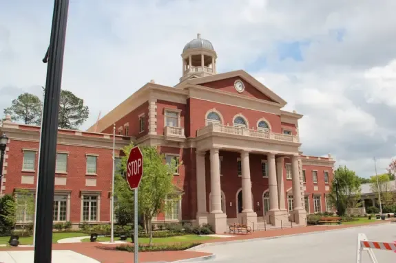 Alpharetta City Hall in Georgia, home market of an Alpharetta business broker