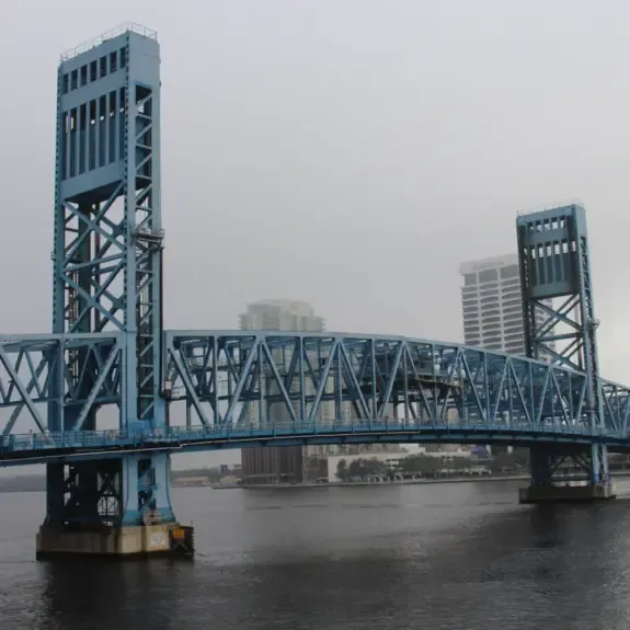 Lift tower of the Main Street Bridge, a downtown Jacksonville landmark