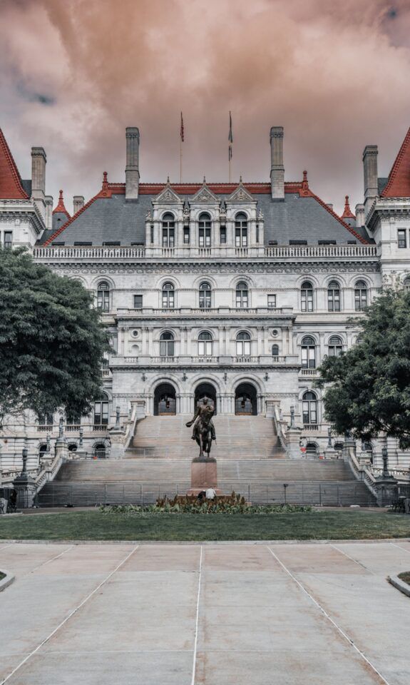 New York State Capitol building in Albany