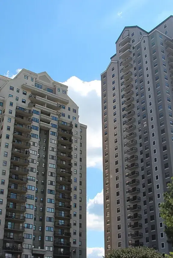 Park Towers residential high-rises in Sandy Springs, GA, an affluent North Atlanta market